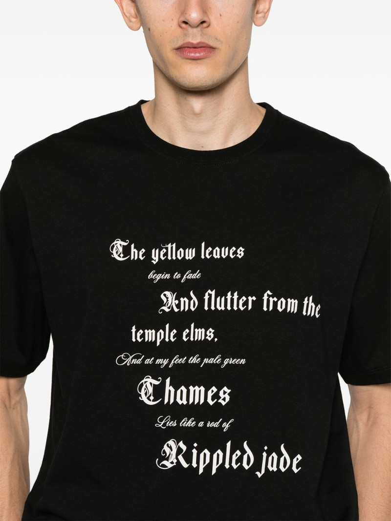 text-print T-shirt 4
