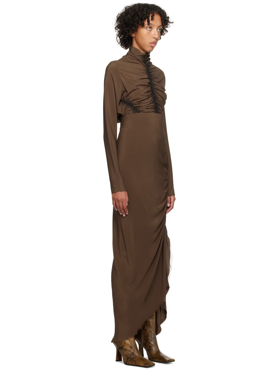 Brown Ze Maxi Skirt - 2