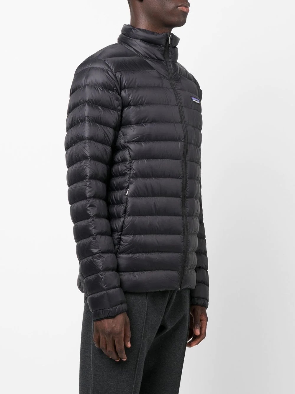 zip-up padded jacket - 3