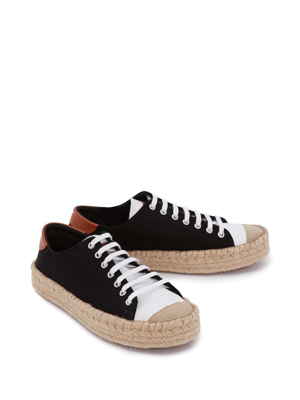 colour-block espadrille sneakers - 2