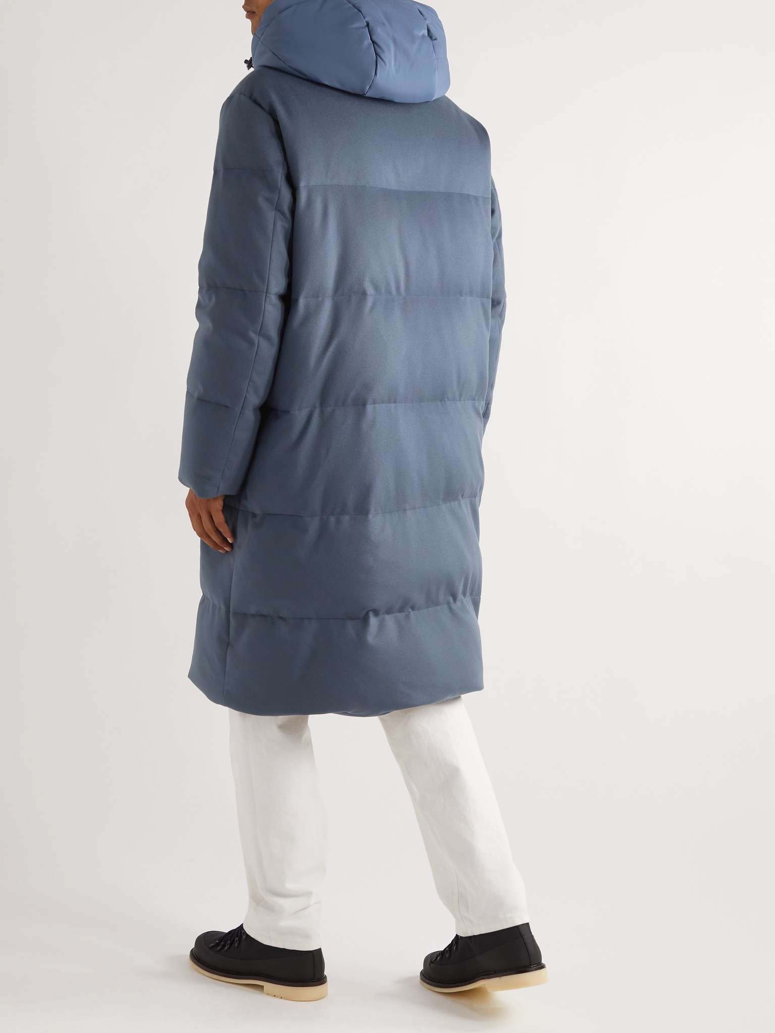 Quilted Cashmere Down Parka - 4