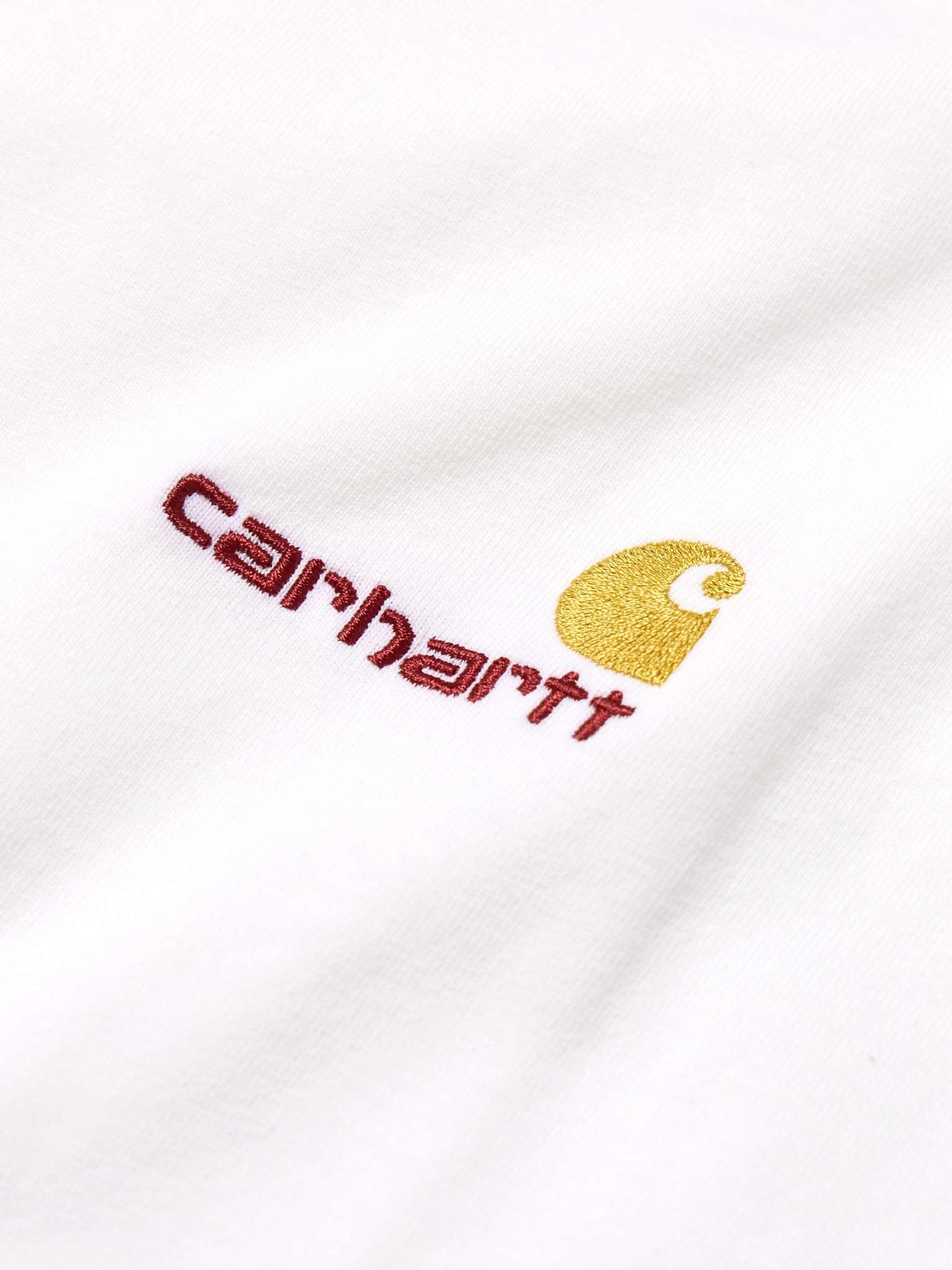 American Script Logo-Embroidered Organic Cotton-Jersey T-Shirt - 5