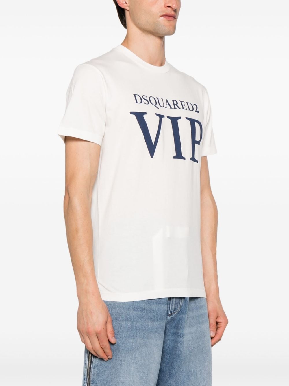 logo-print cotton T-shirt - 3