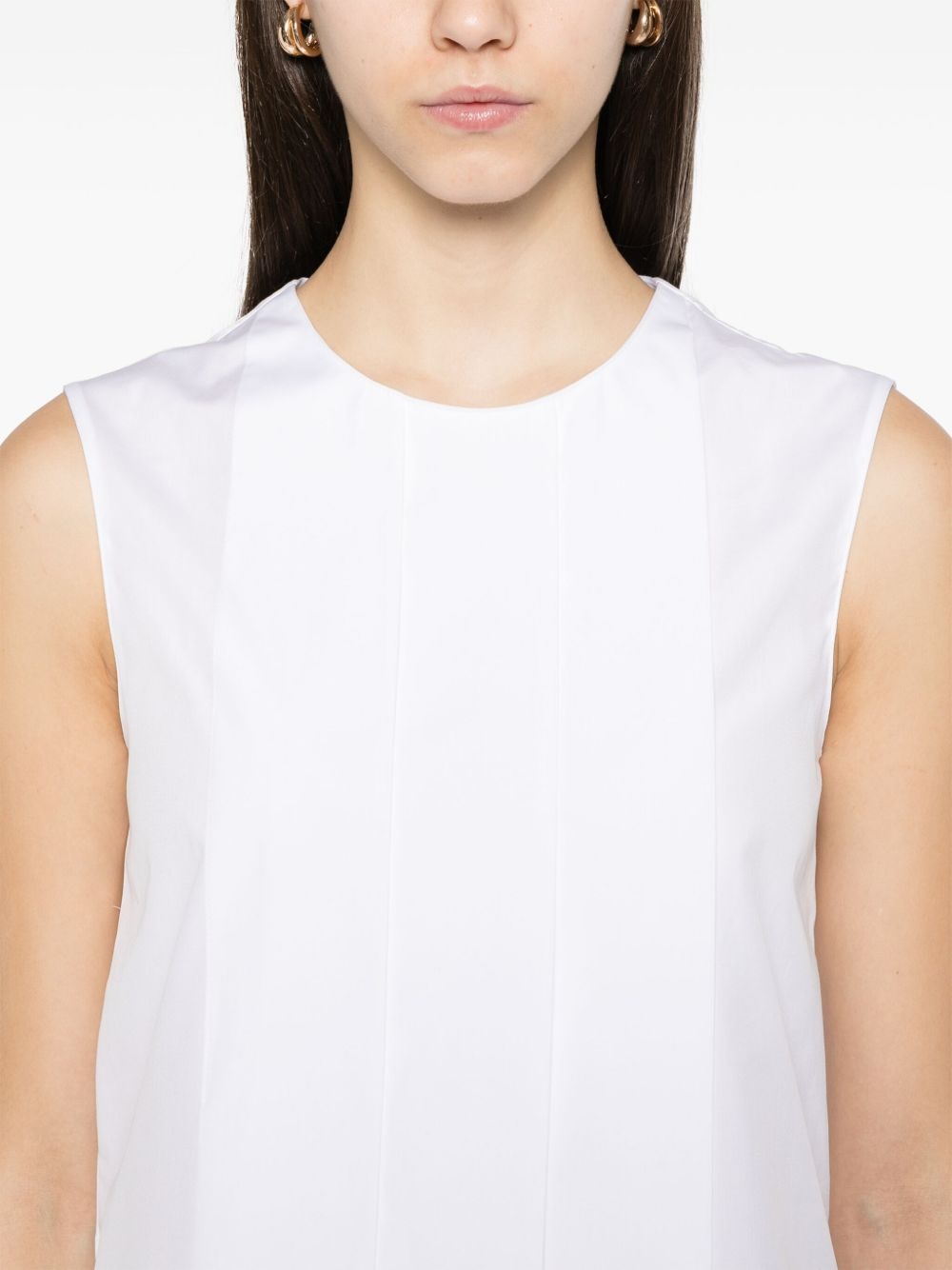 pleat-detail blouse - 5