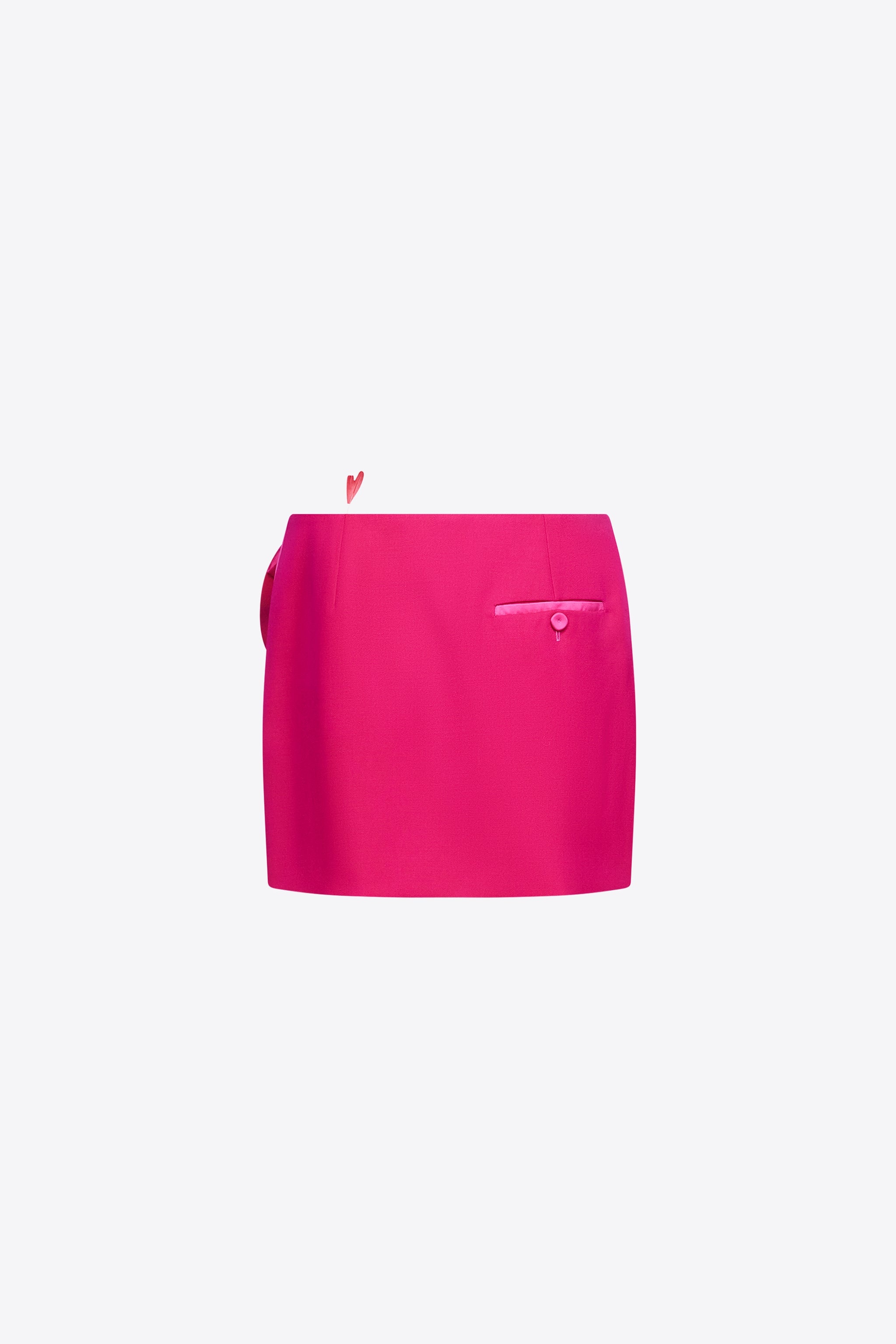 FLOWER SLIT MINI SKIRT - 3