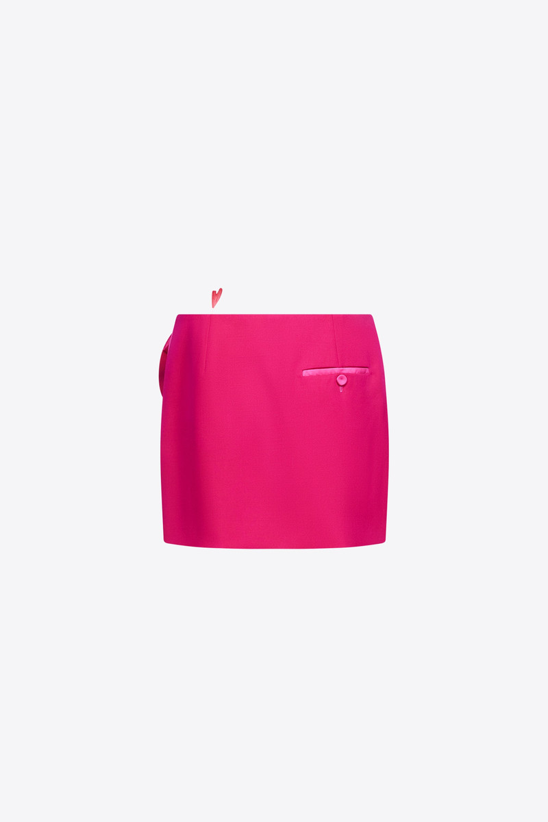 FLOWER SLIT MINI SKIRT 3