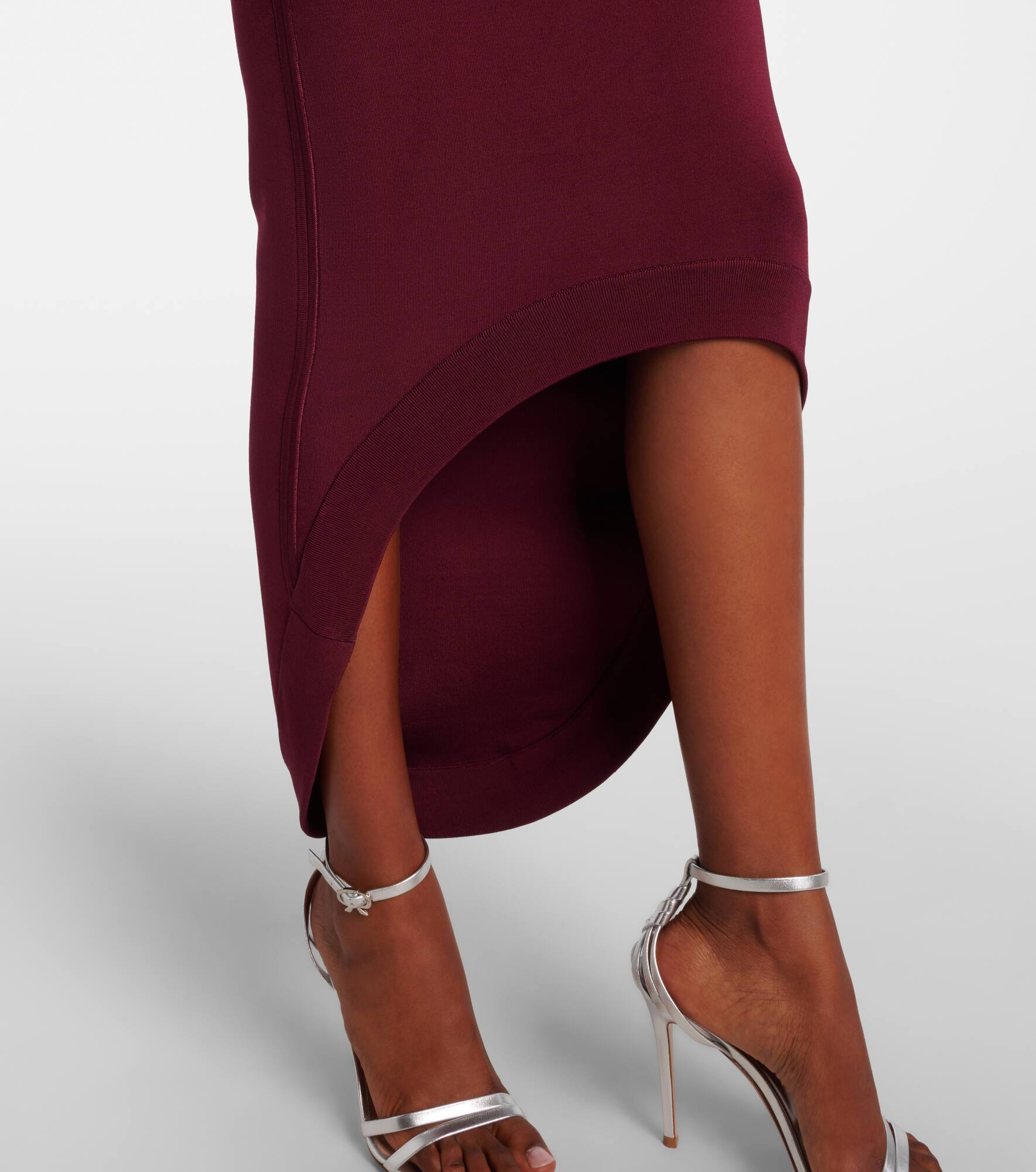 Halterneck midi dress - 5
