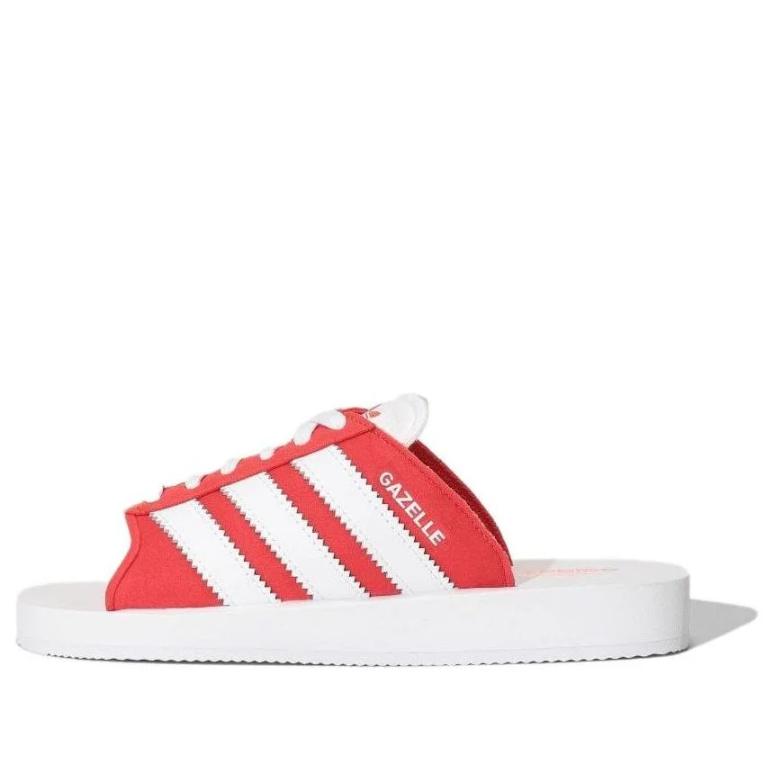 adidas GAZELLE BEACH Slides 'White Red' JQ7424 - 1