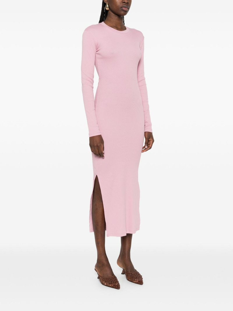 long-sleeve cut-out midi dress 3