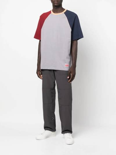 KENZO colour-block cotton T-shirt outlook