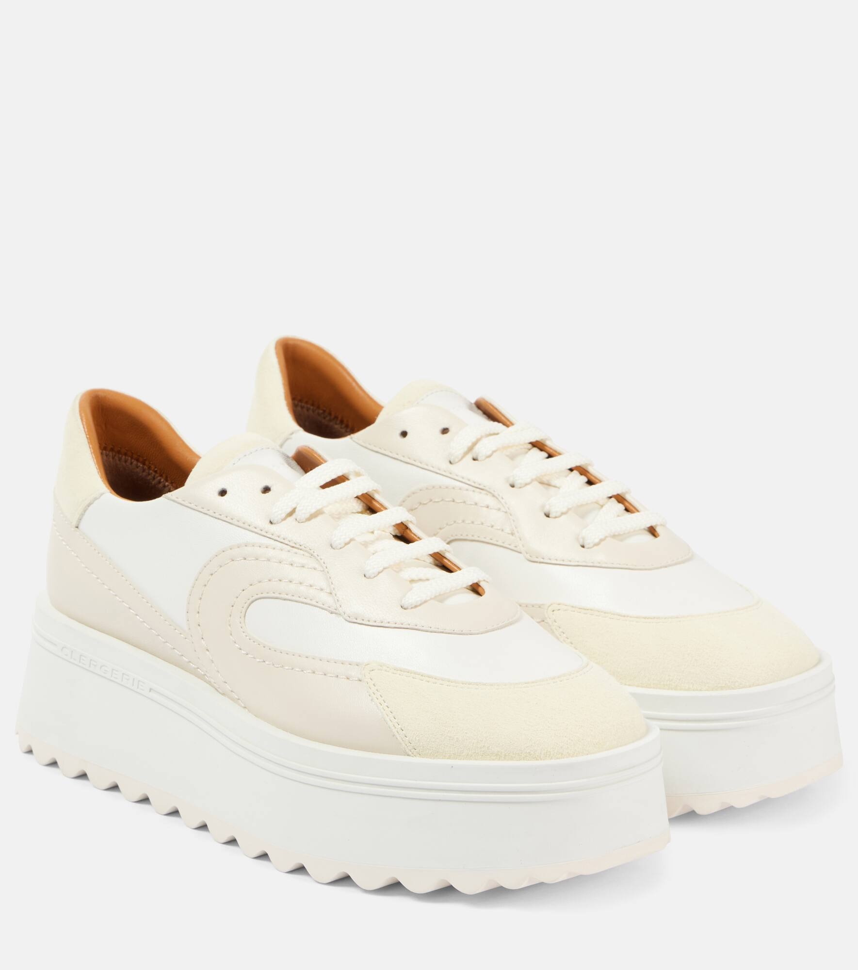 Awake suede platform sneakers - 1