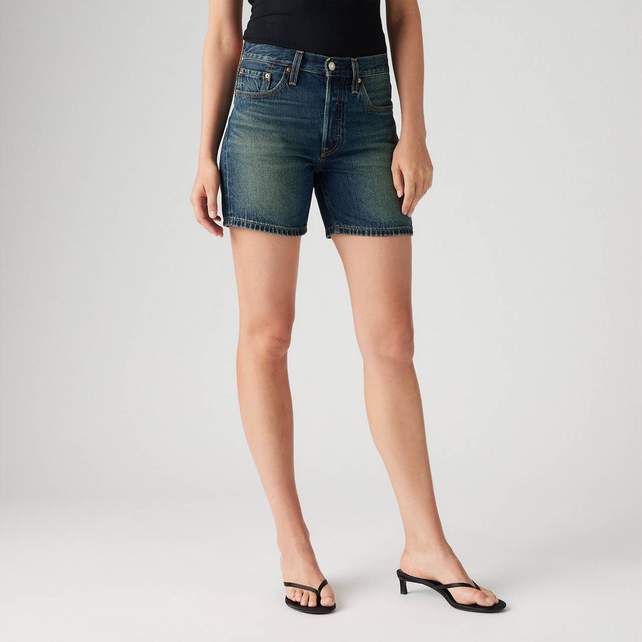 501® ORIGINAL FIT MID-THIGH WOMEN'S SHORTS - 4