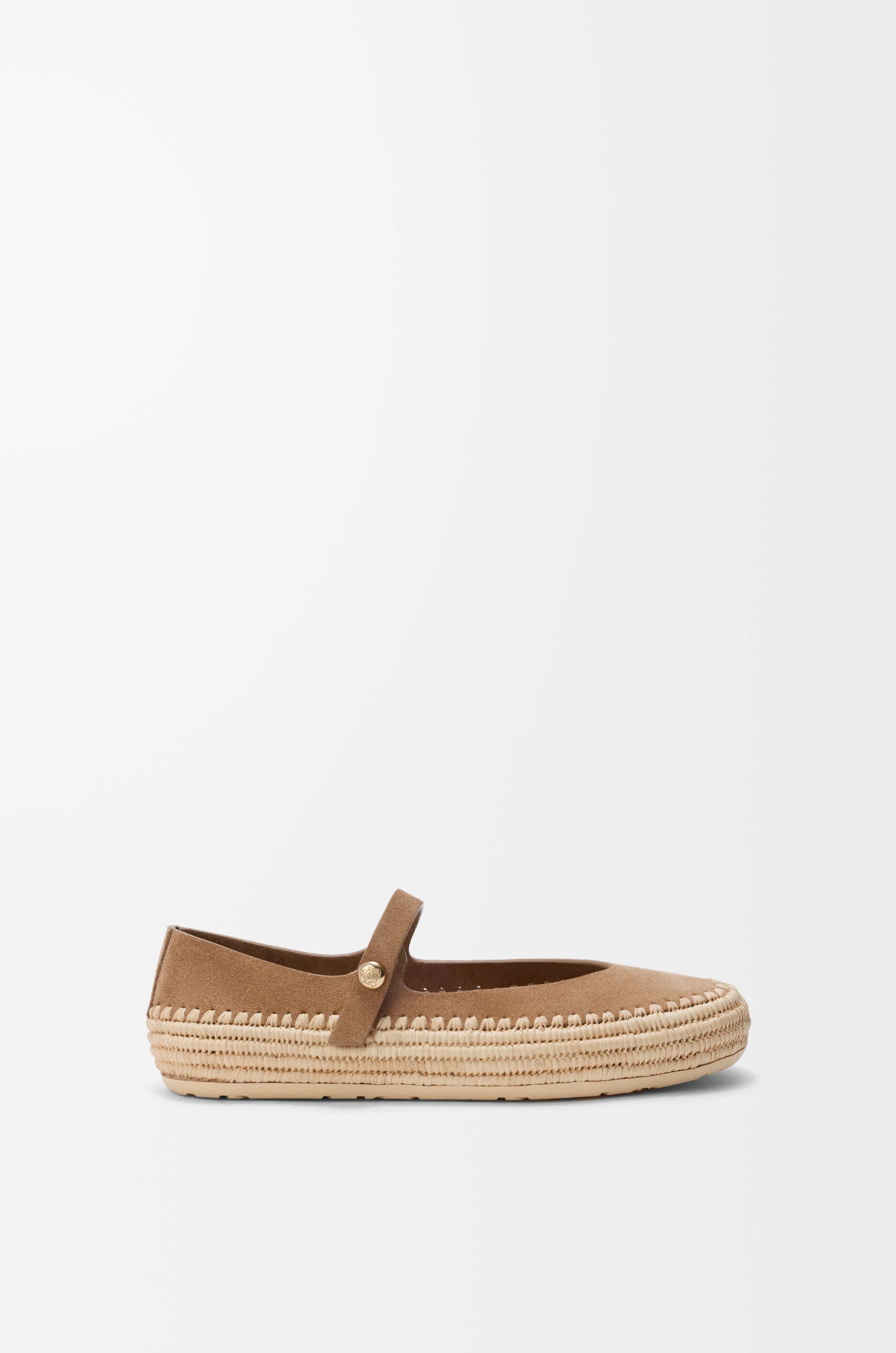 Rio Mary-Jane in suede and raffia - 1