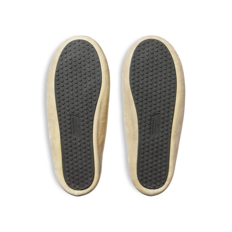 Men's Château Flat Mule in Butter Yellow 7