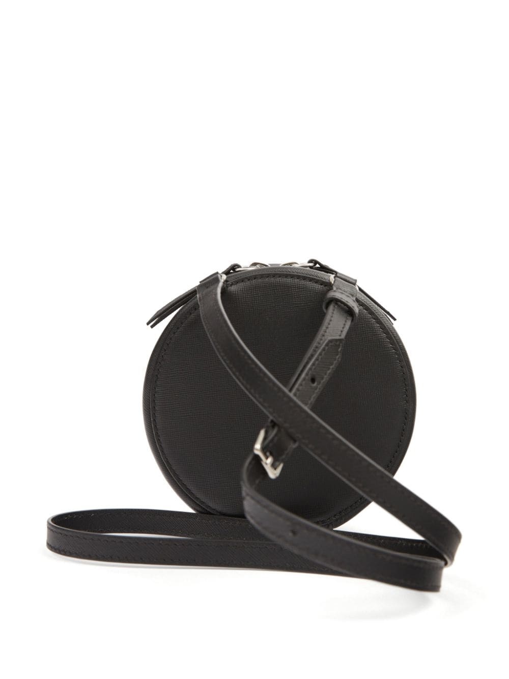 micro Circle leather shoulder bag - 4