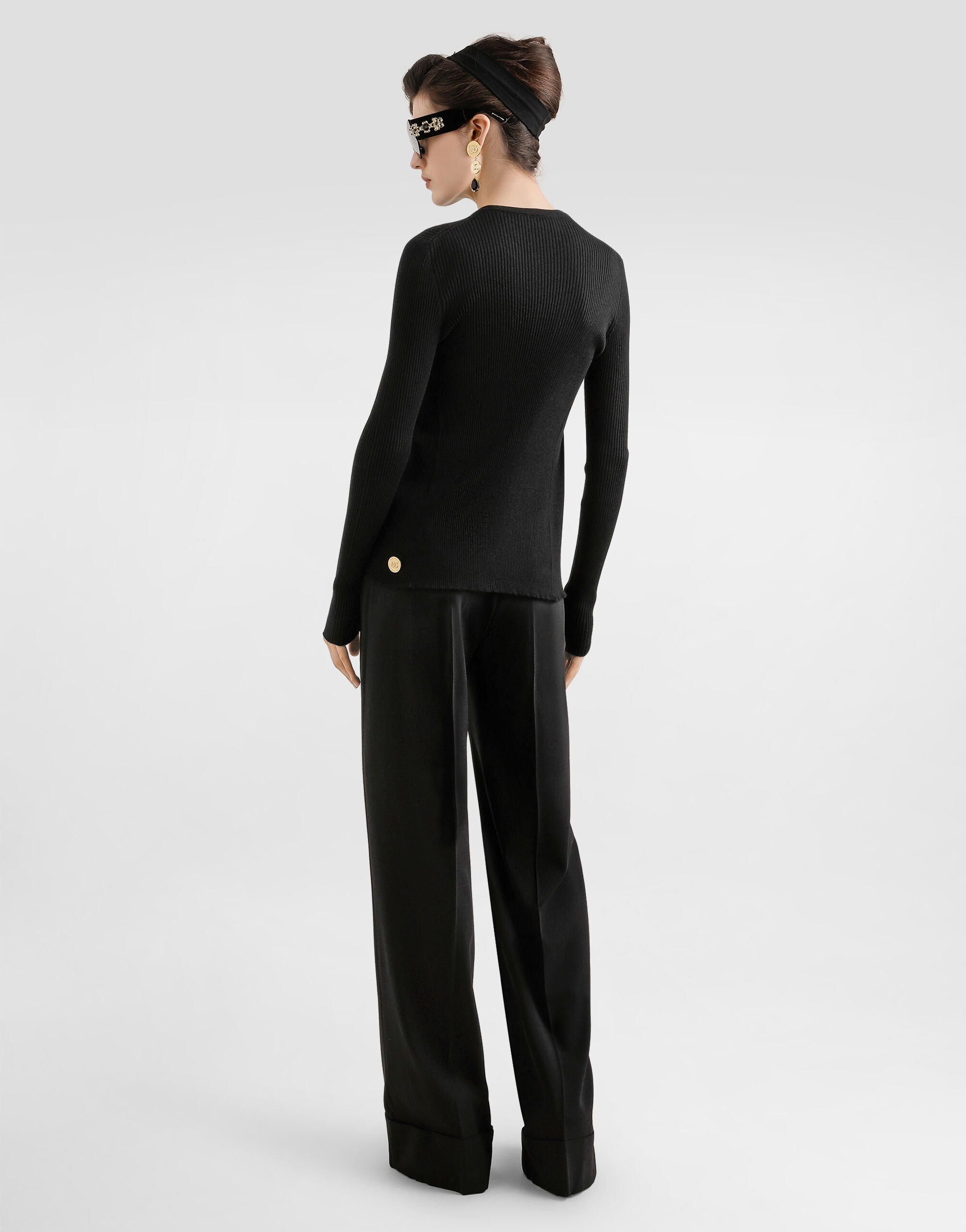 Bi-stretch wool trousers - 5