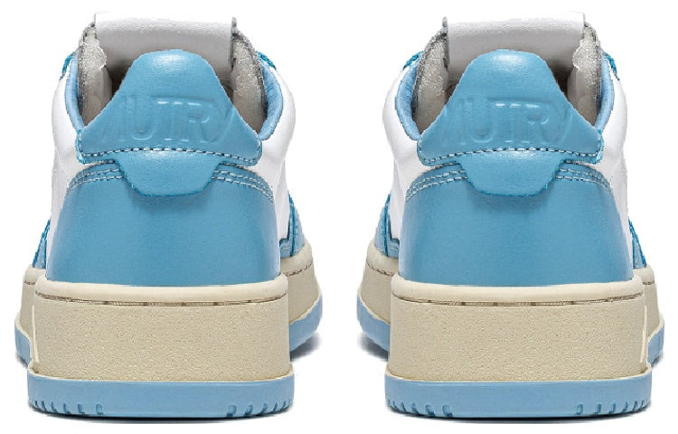 Autry Medalist Leather Low 'White Light Blue' AULM-WB08 - 4