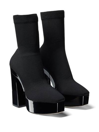 JIMMY CHOO Giome 140mm platform ankle boots outlook