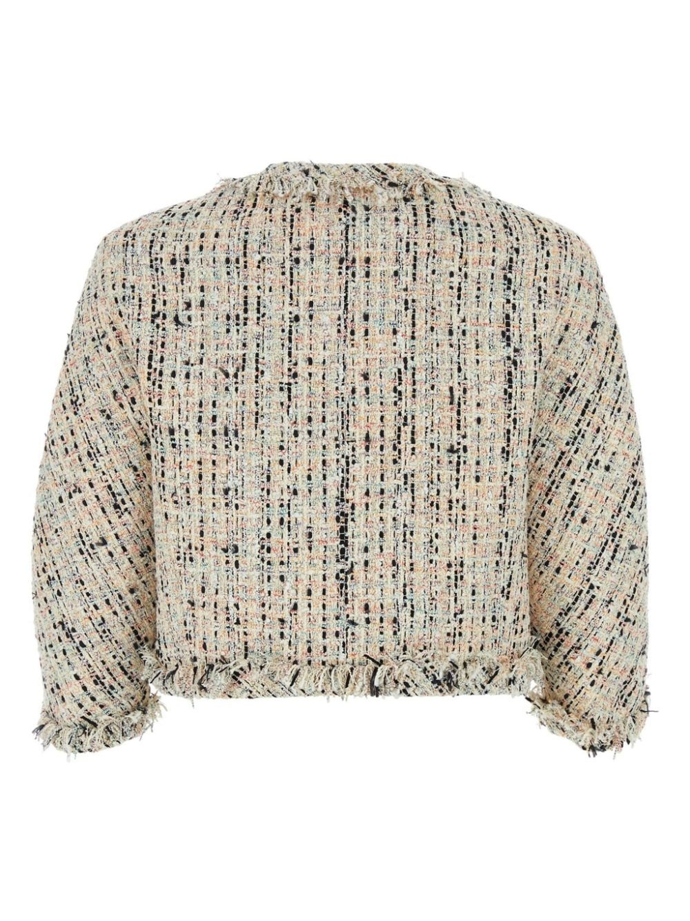 tweed boxy jacket - 2