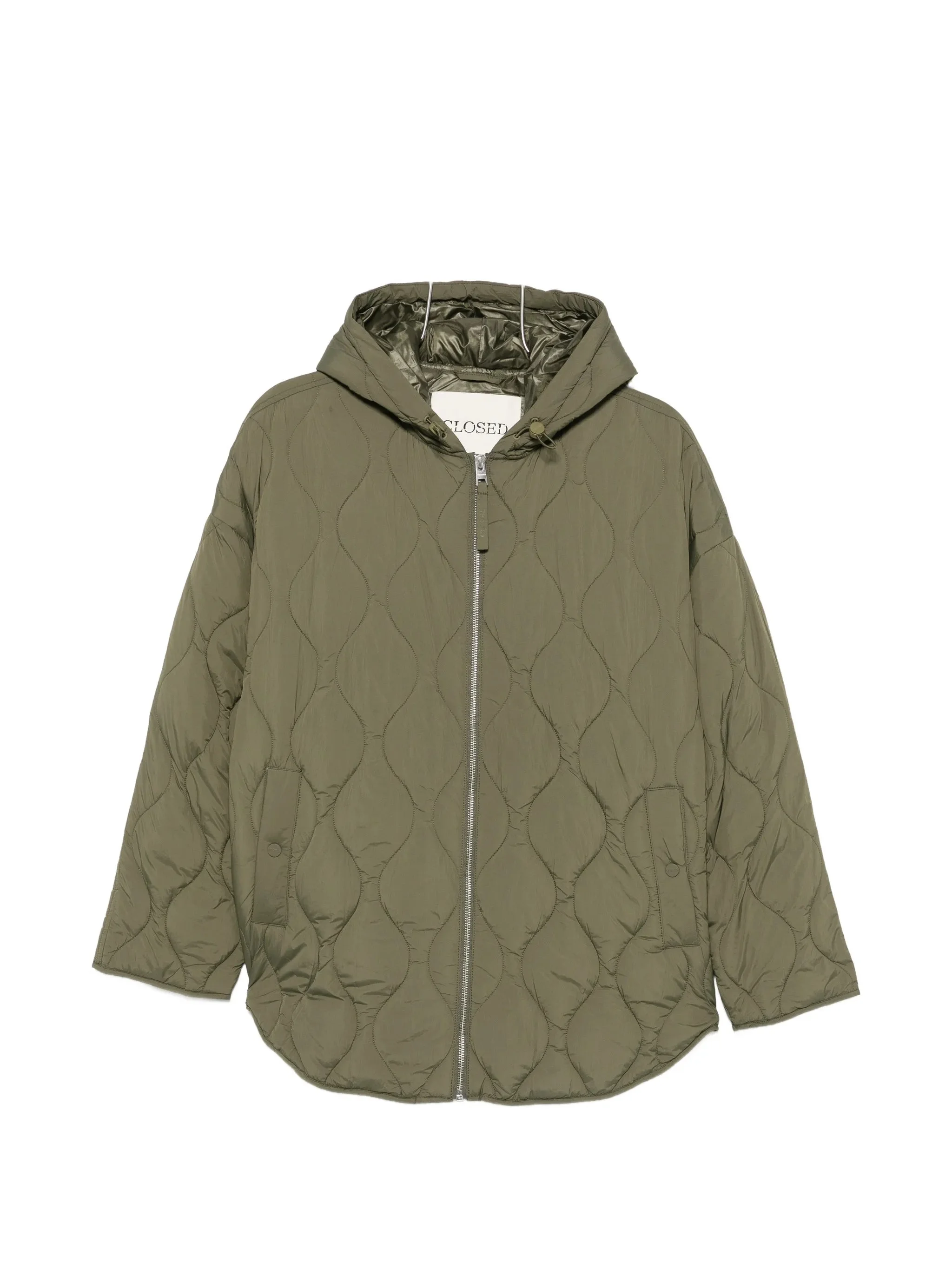 Closed Quilted Hooded Jacket - 1
