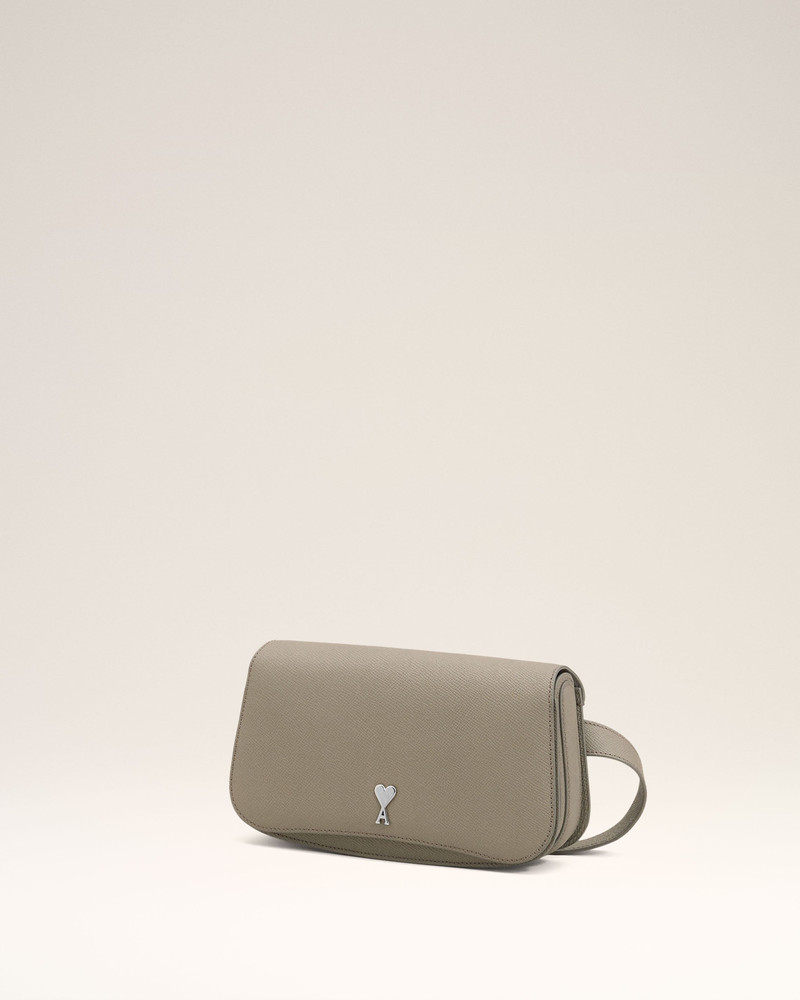 GREY LEATHER CROSSBODY PARIS PARIS BAG 3