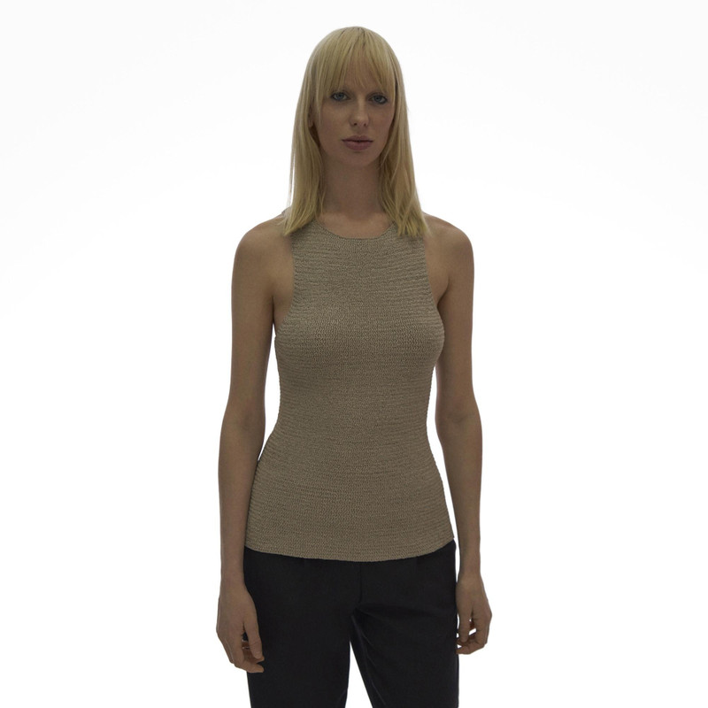 RIBBON KNIT TANK 3