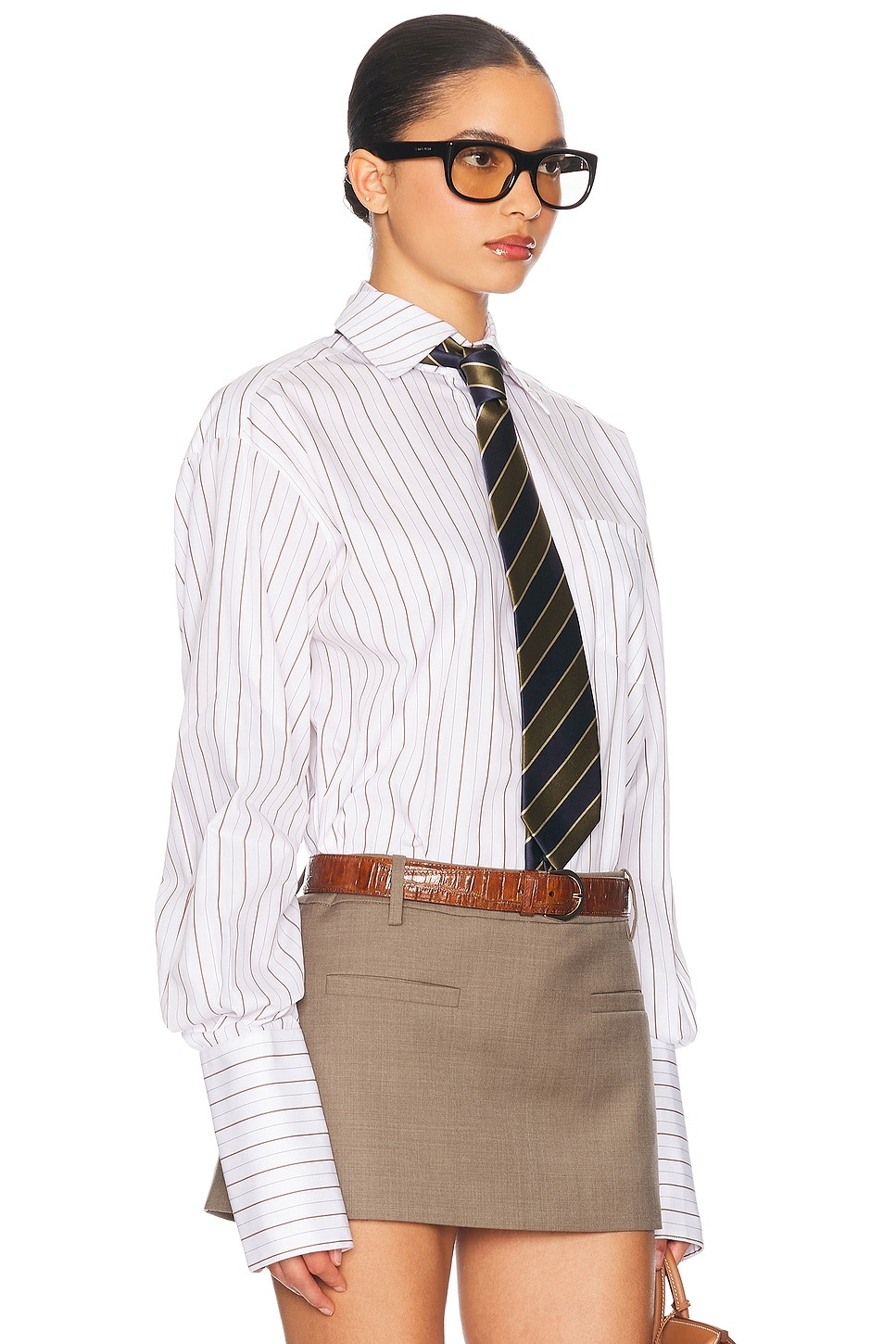 Classic Fit Stripe Poplin Shirt - 2