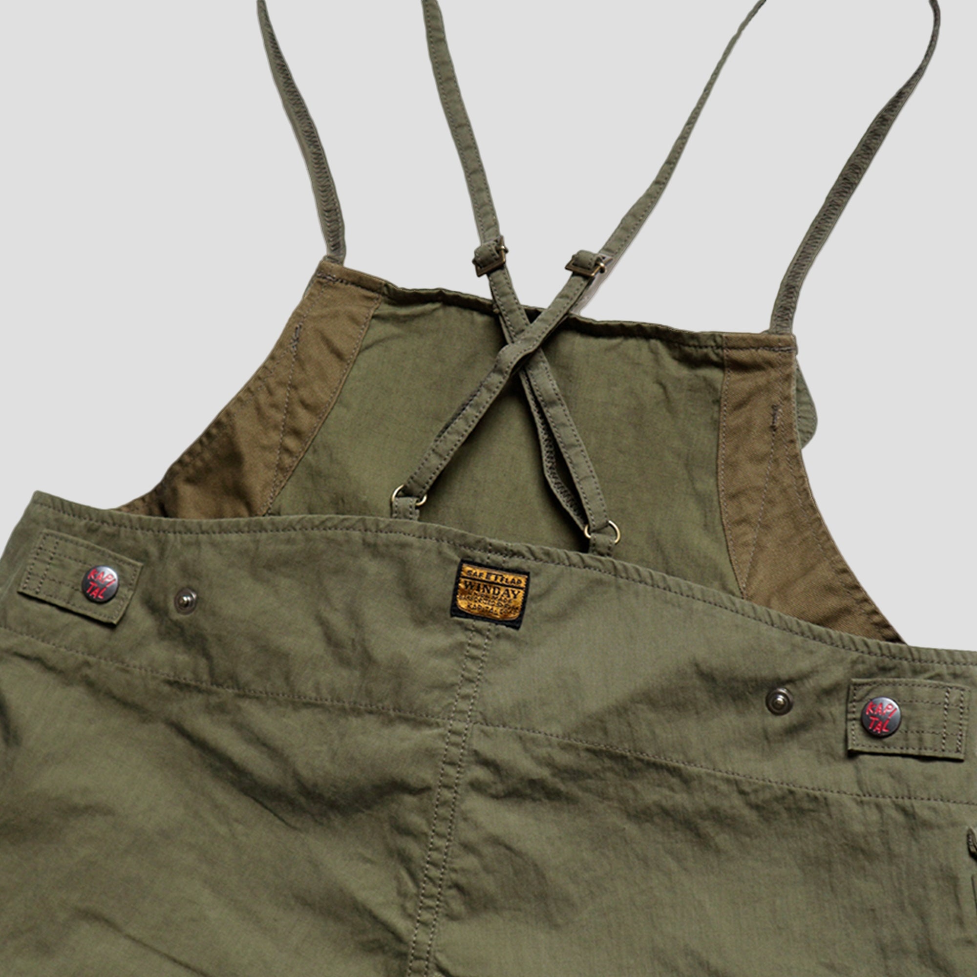 RIP STIOP CARGO OVERALL - OLIVE - 5