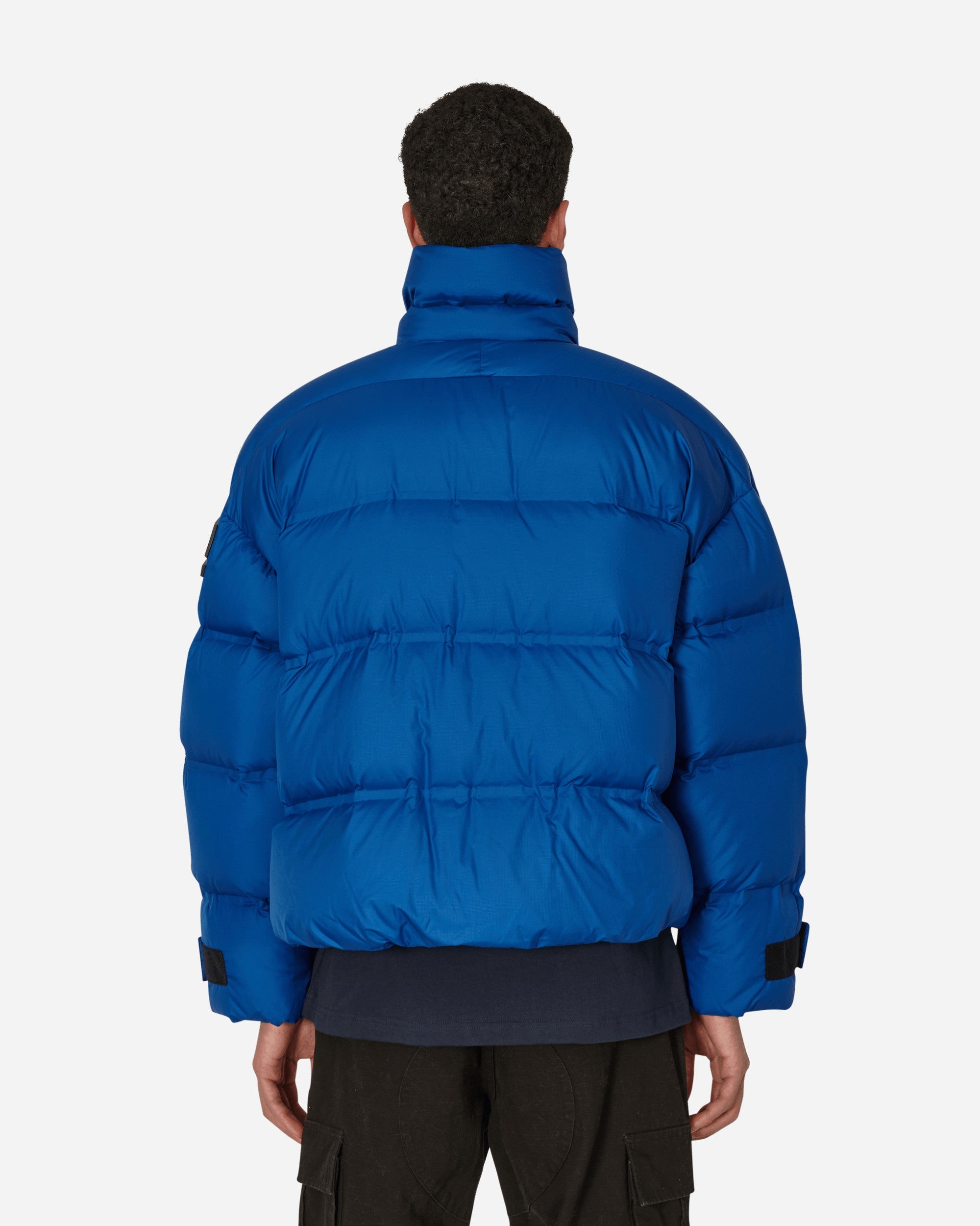 Blue Version Oversized Down Puffer Jacket Blue - 3