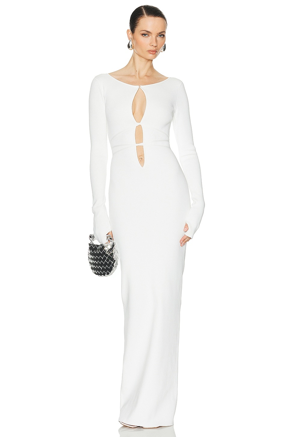 Niall Deep V Neck Dress - 2