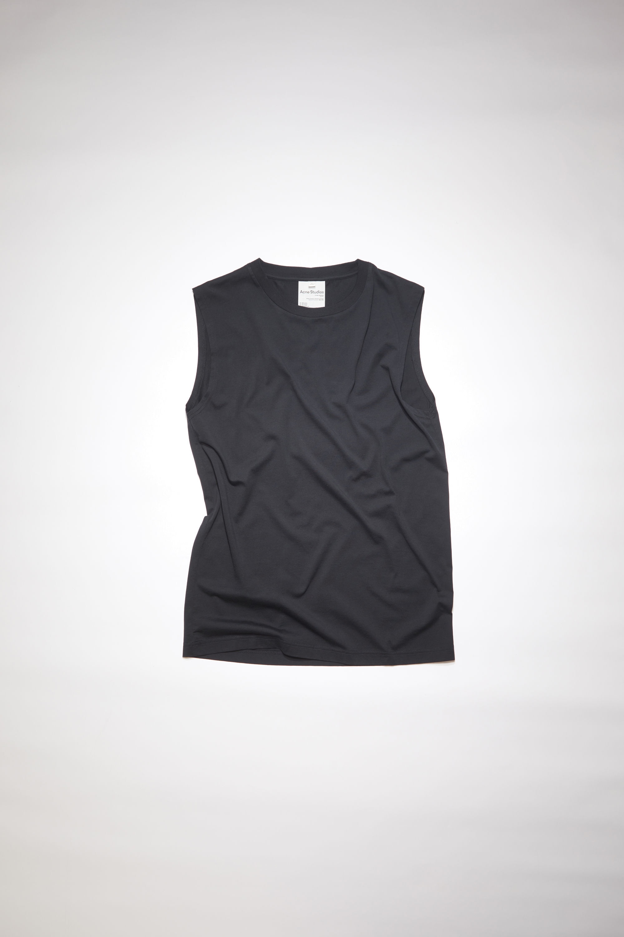 Sleeveless t-shirt - Black - 5