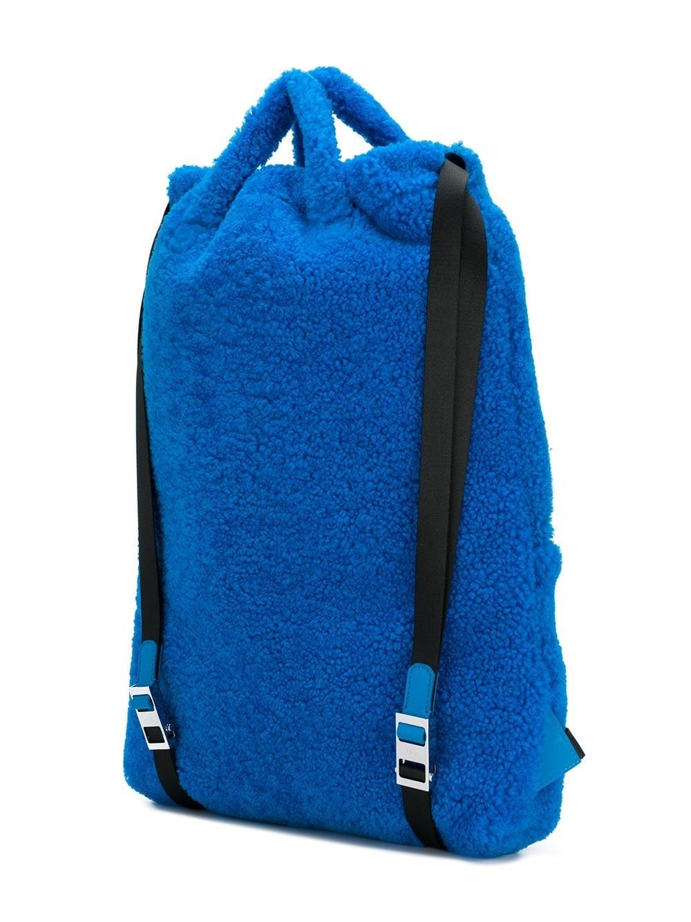 Blue slogan backpack - 3