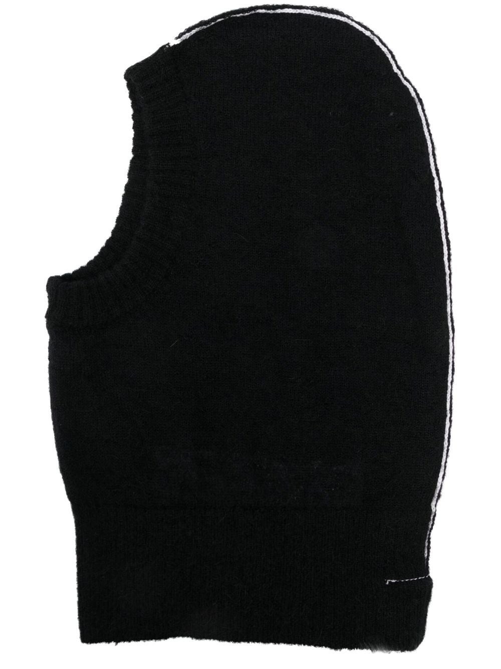 logo balaclava beanie hat - 1