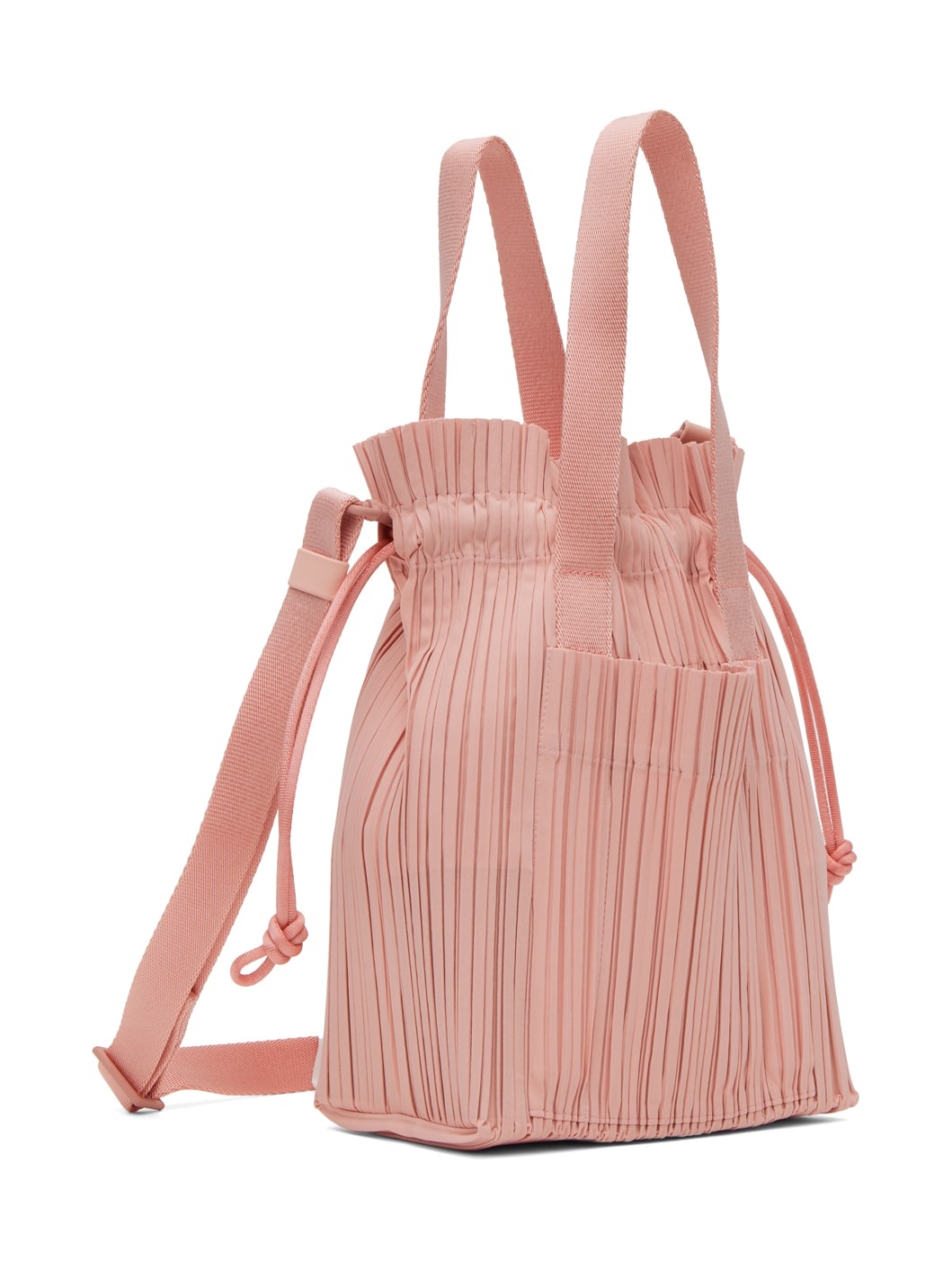 Pleats Please Issey Miyake Round Pleated Tote Bag