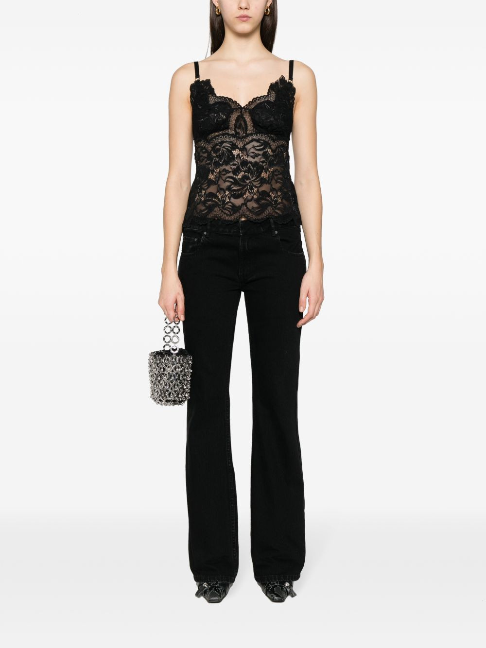 lace tank top - 2