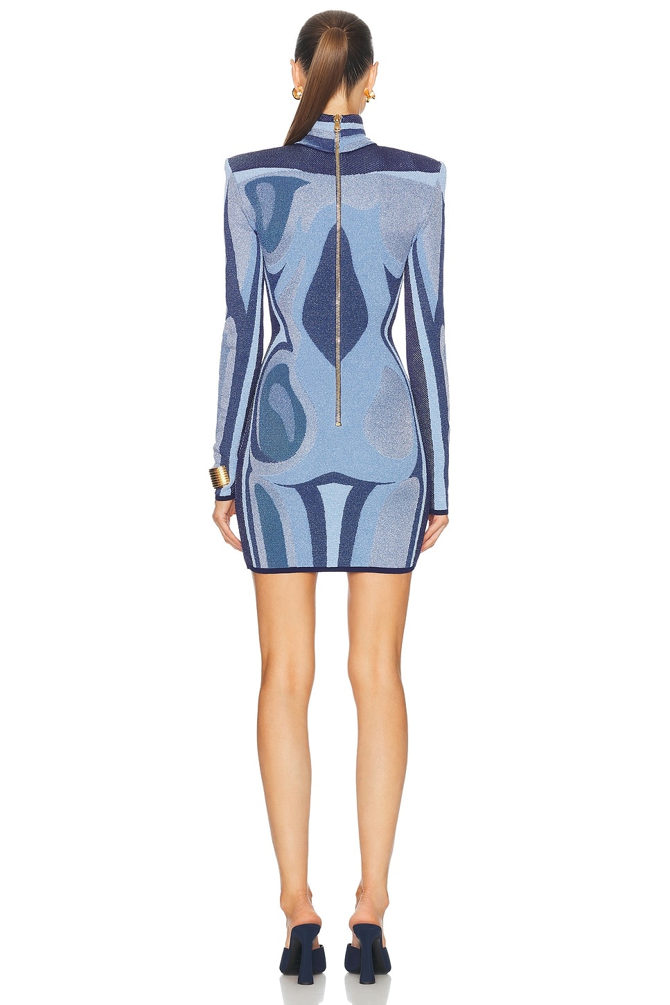 Body Trompe Loeil Knit Dress - 4