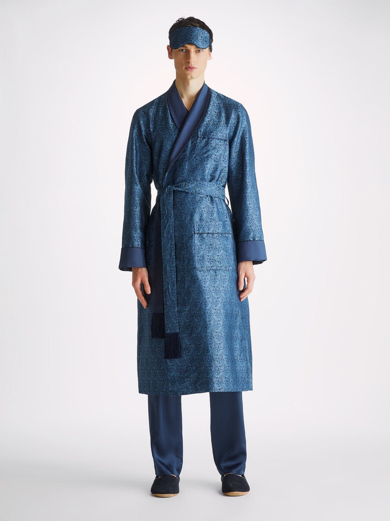 Eye Mask Verona Silk Satin Navy 5