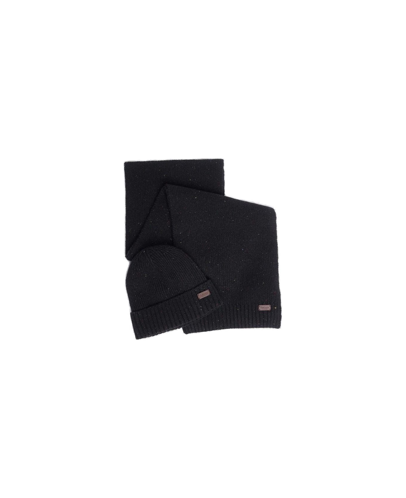 Carlton Beanie & Scarf Set Barbour - 1