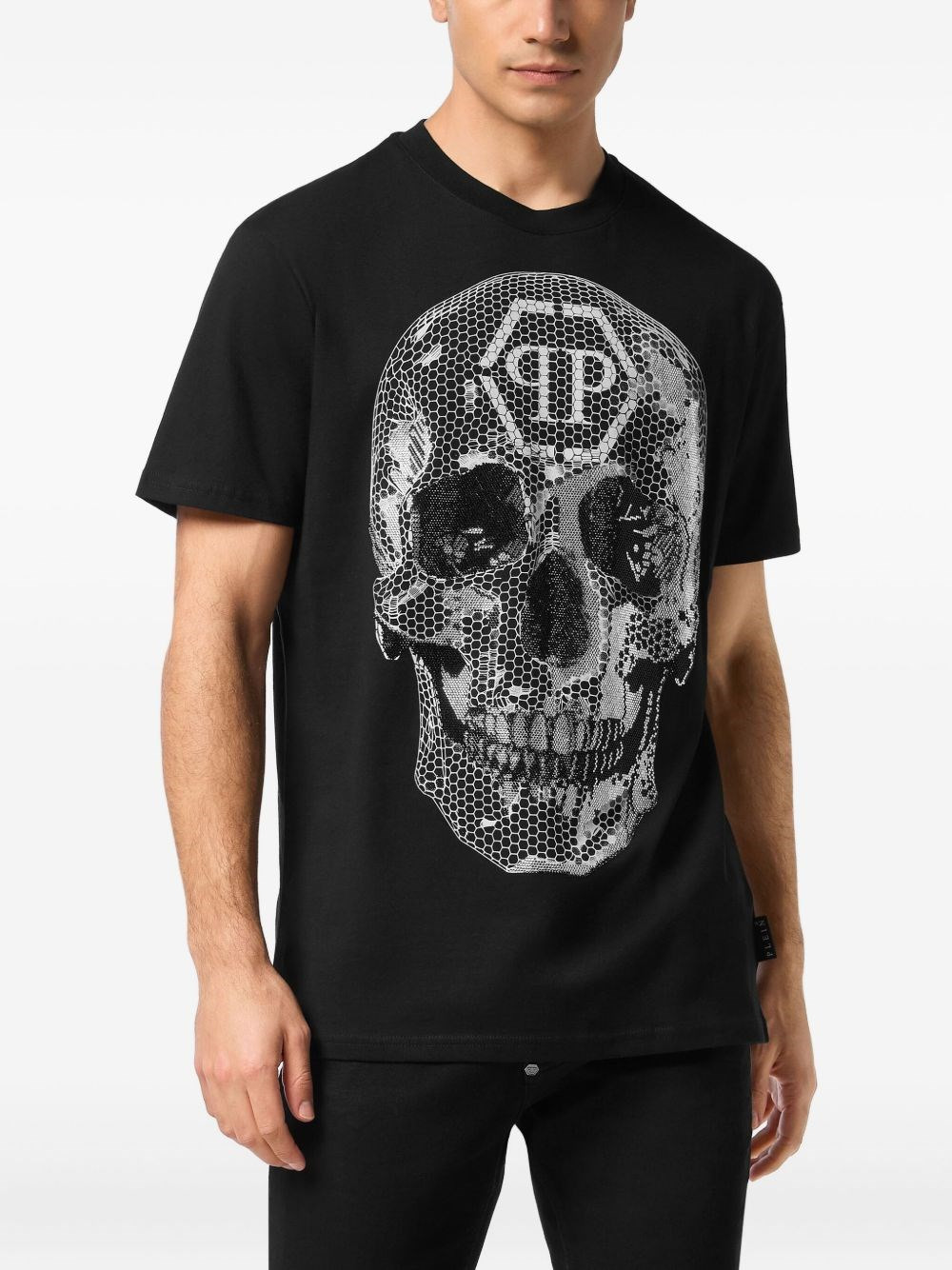 RHINESTONE PRINT T-SHIRT - 3