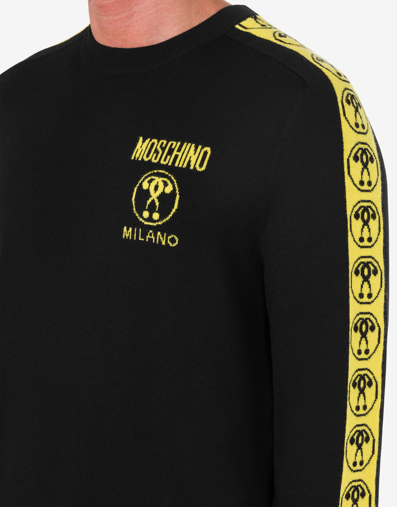 DOUBLE QUESTION MARK WOOL PULLOVER 4