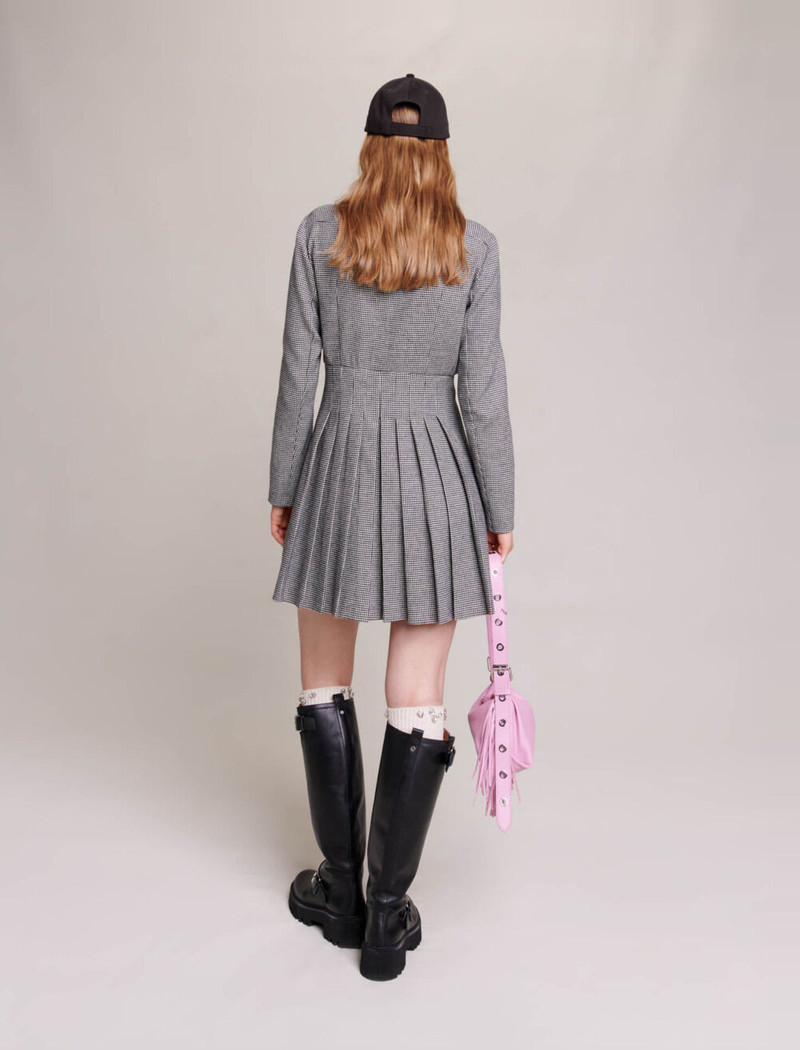 Short pleated dress 4