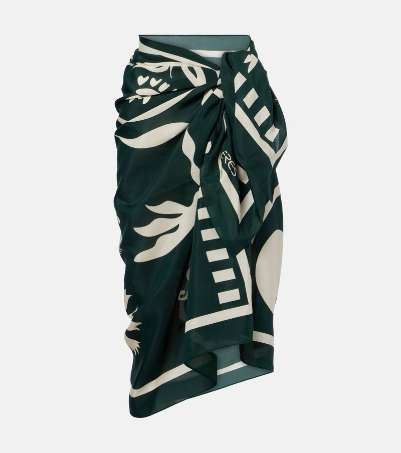 Mandara cotton and silk beach cover-up 1