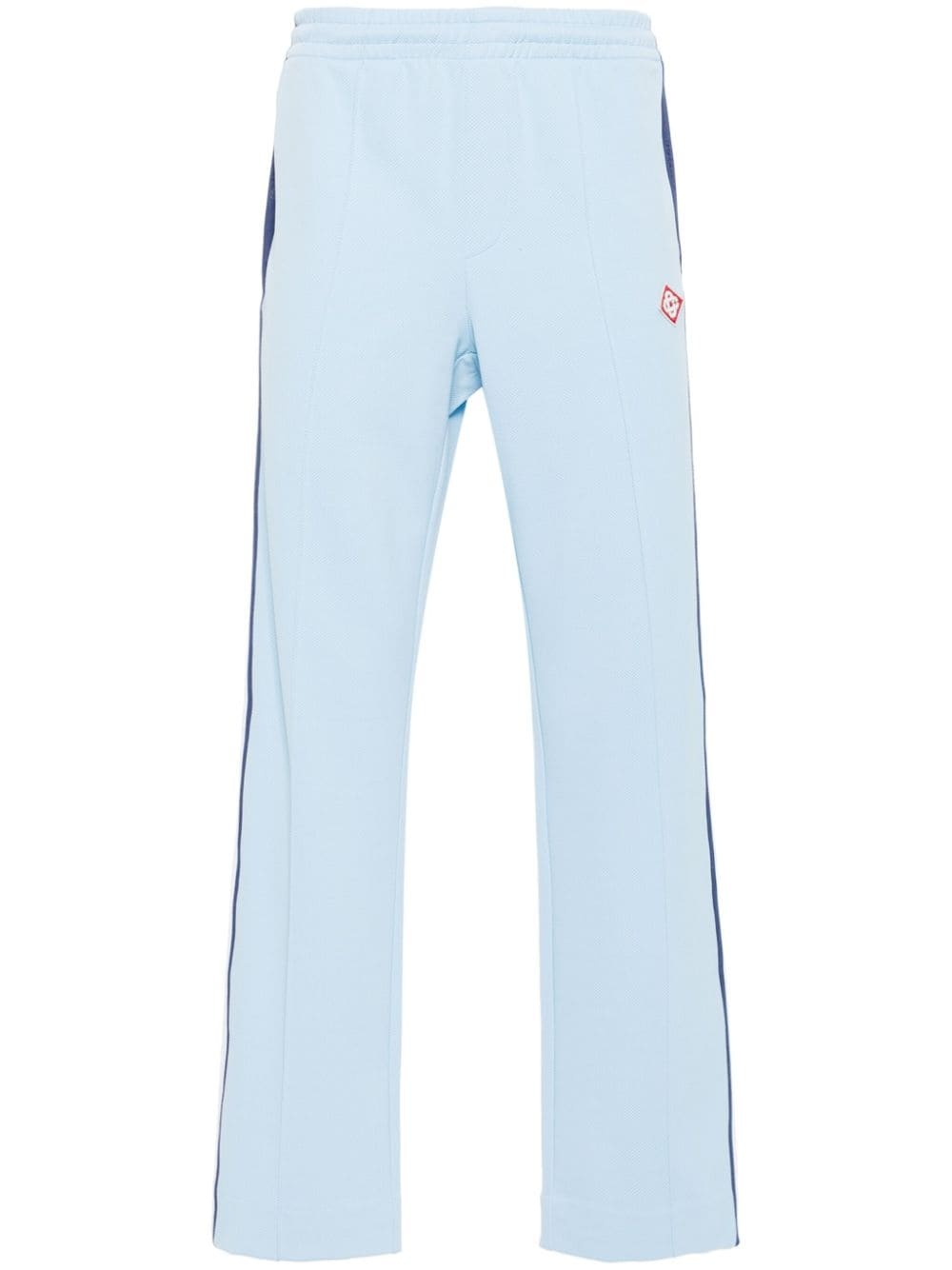 logo-embroidered straight-leg track pants - 1