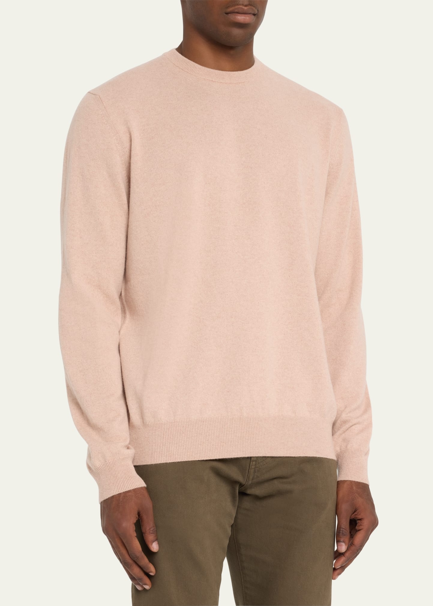 Men's Baby Cashmere Crewneck Sweater - 4