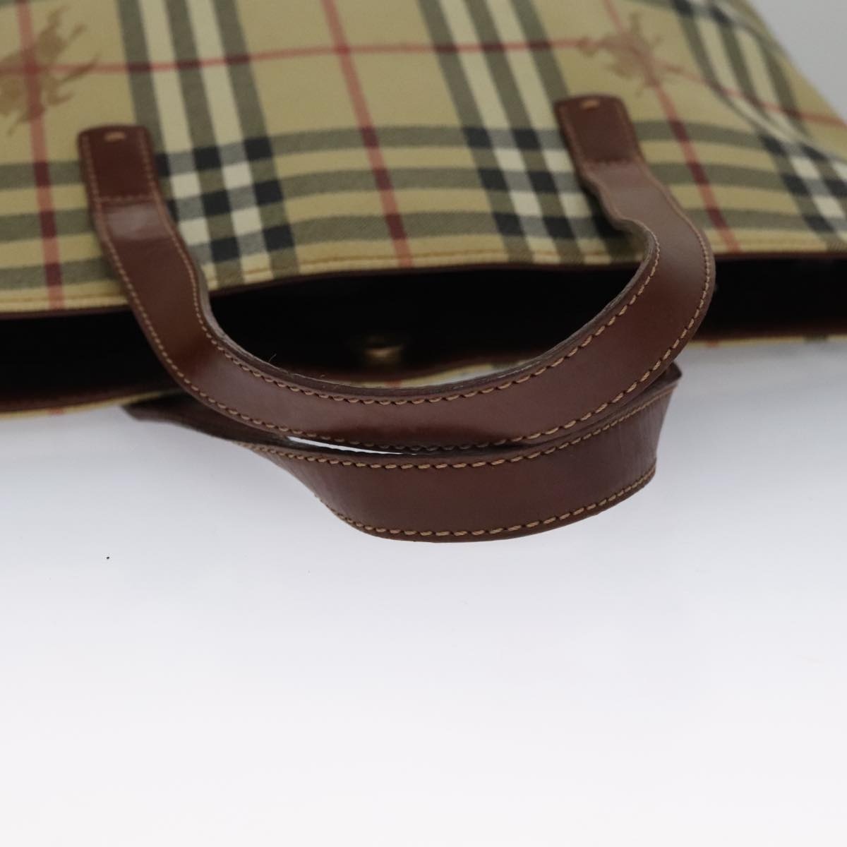 Burberry Nova Check Tote Bag Pvc Beige - 7