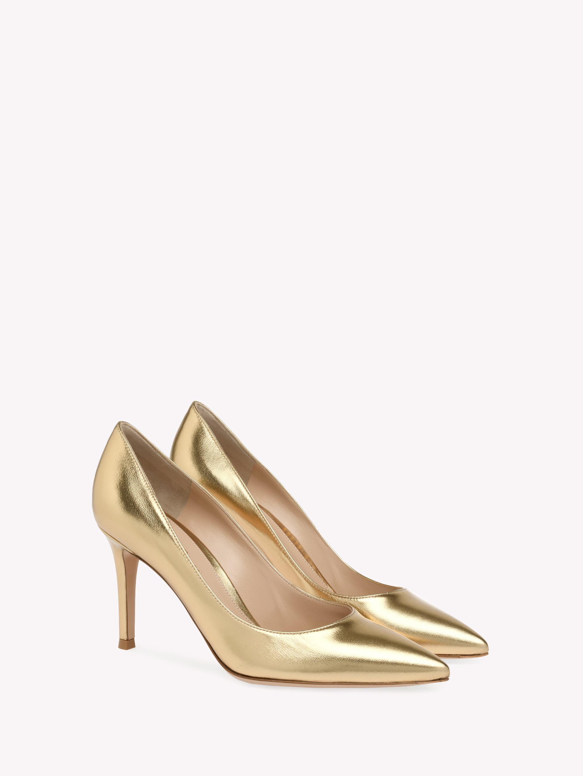 Gianvito Rossi Gianvito 85 Pump in Metallic Gold at Nordstrom - 2