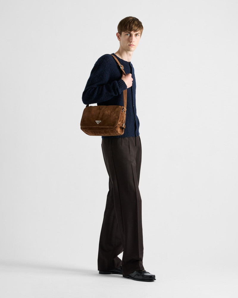 Prada Suede shoulder bag outlook