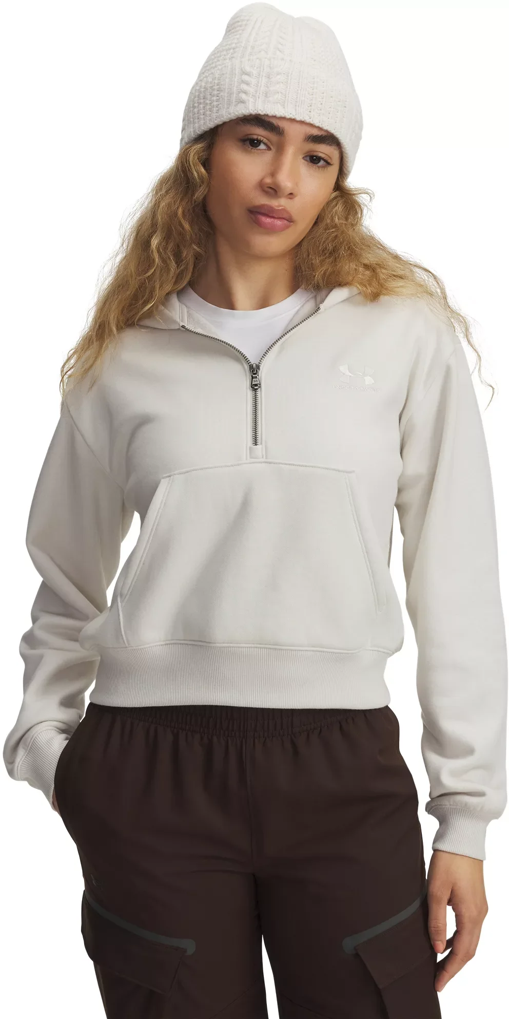Under Armour Women's Icon Vida Fleece 1/2 Zip - 1