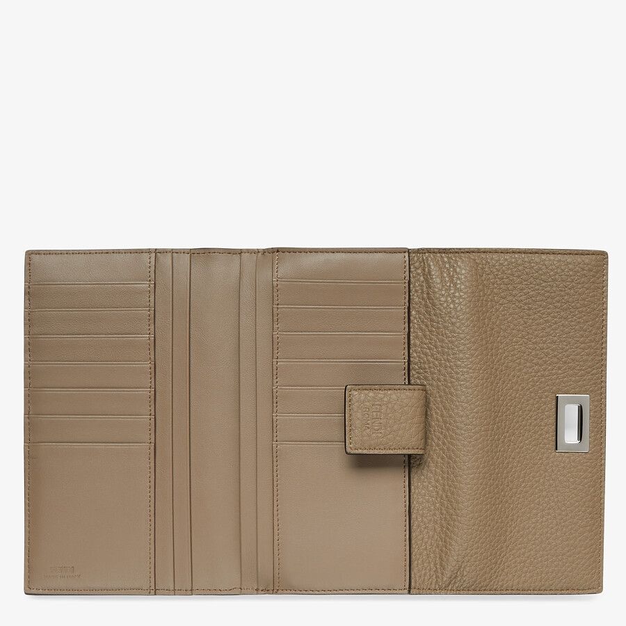 Beige leather wallet - 4