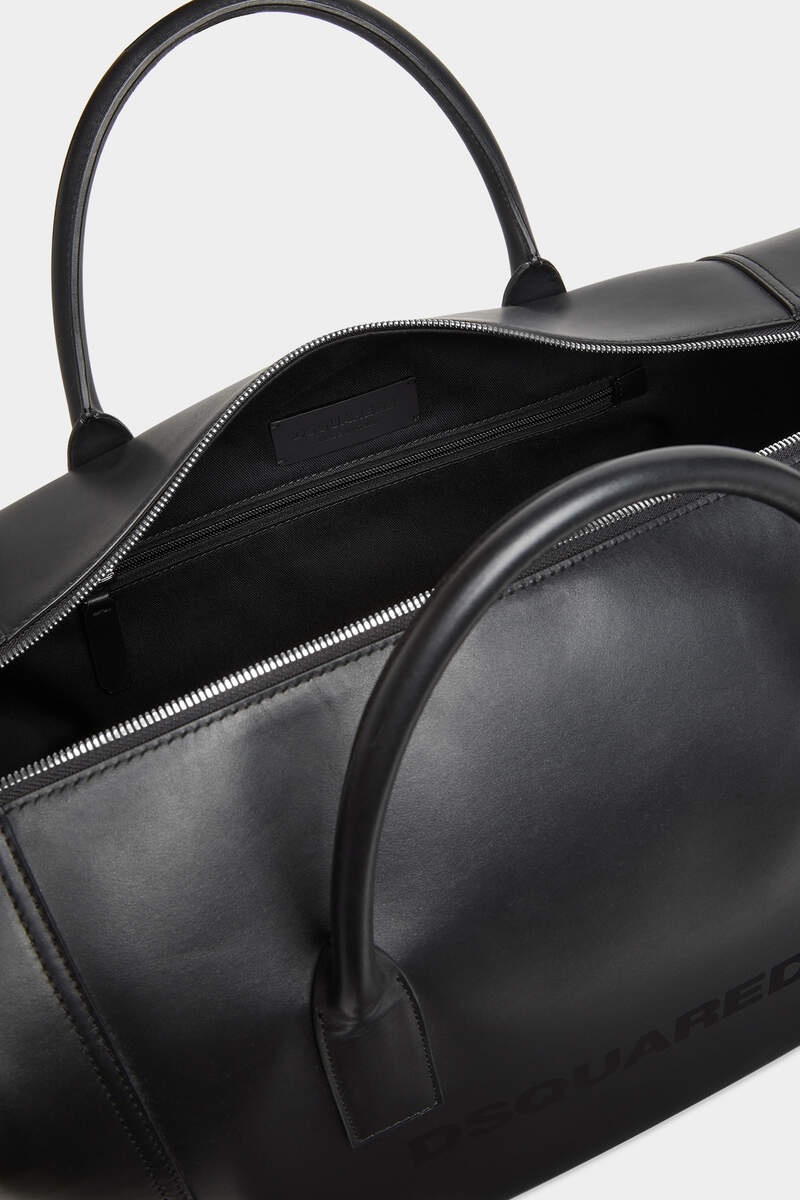 DEEP BLACK DUFFLE BAG - 5